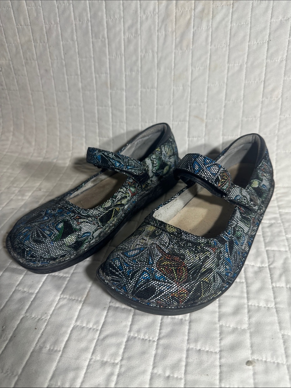 Alegria Shoes | Alegria Bel-442 Belle Totem Multi-Color Pattern Mary Jane Shoes